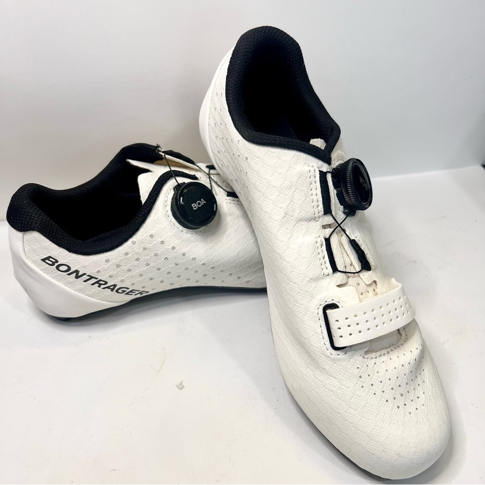 Bontrager NEW Circuit Road Cycling White Shoes Men Size EU 39 US 6 UK 5.5 NWOT